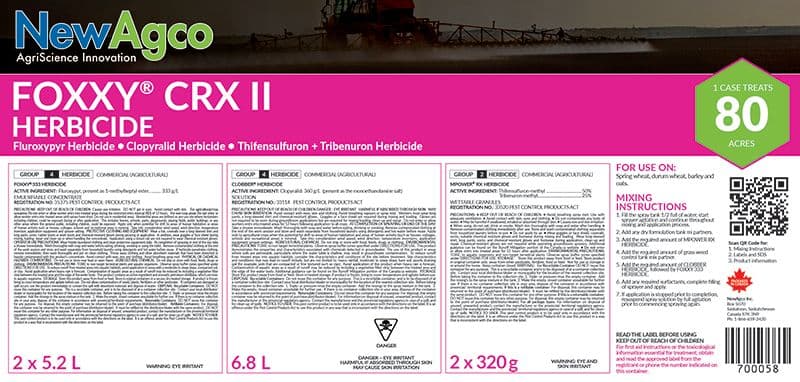 FOXXY® CRX HERBICIDE