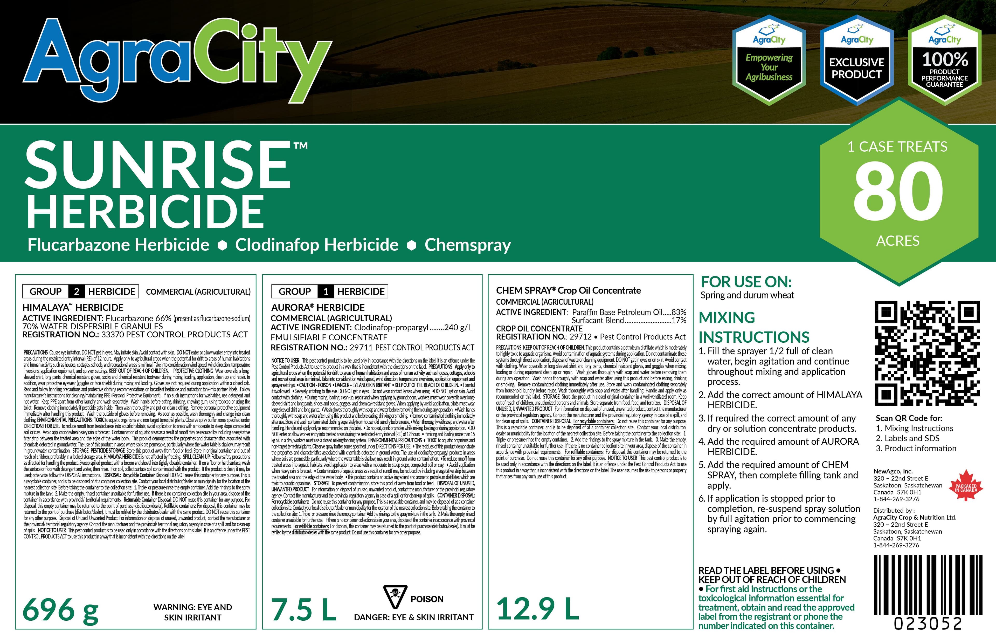 SUNRISE® HERBICIDE