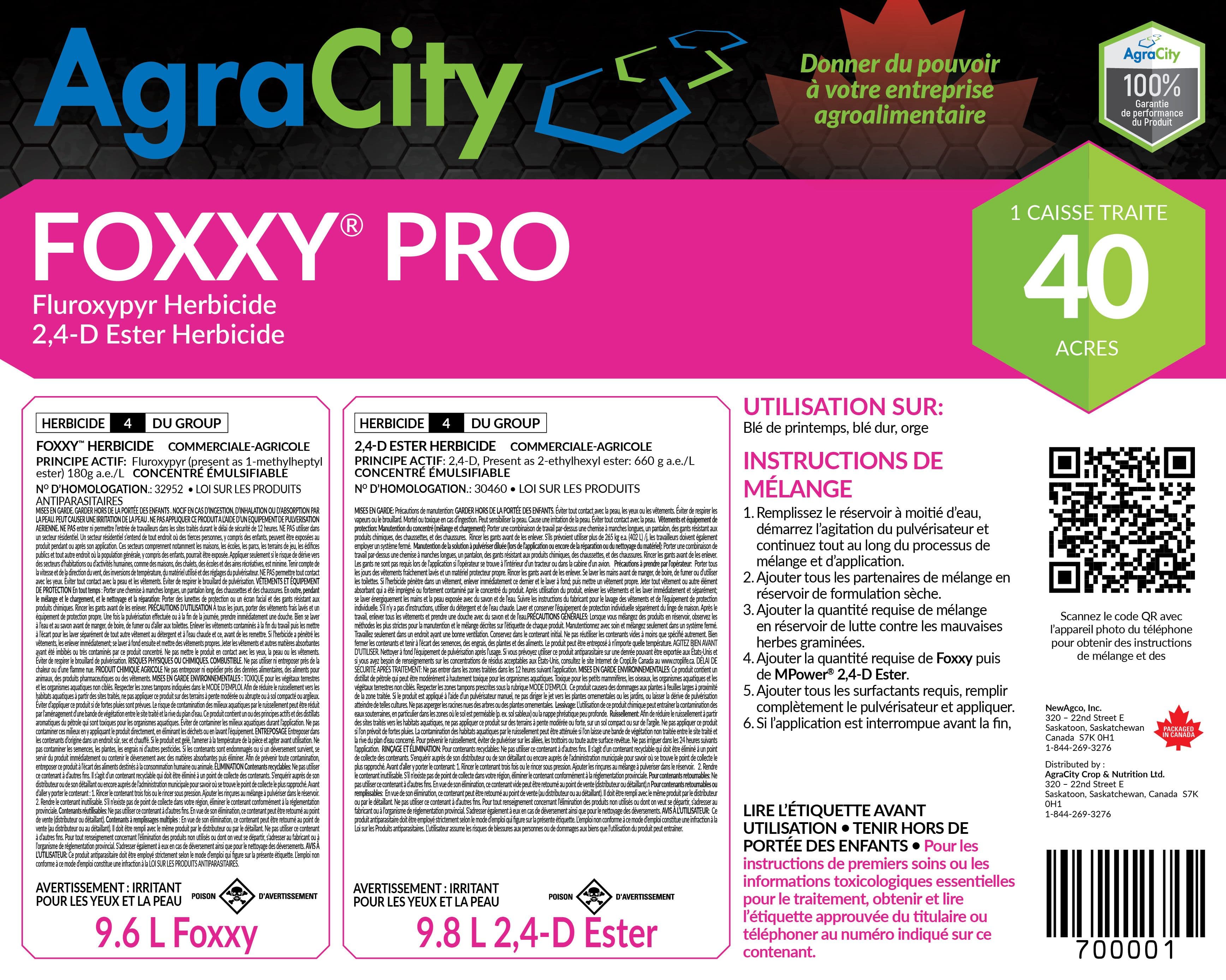 FOXXY® PRO II HERBICIDE