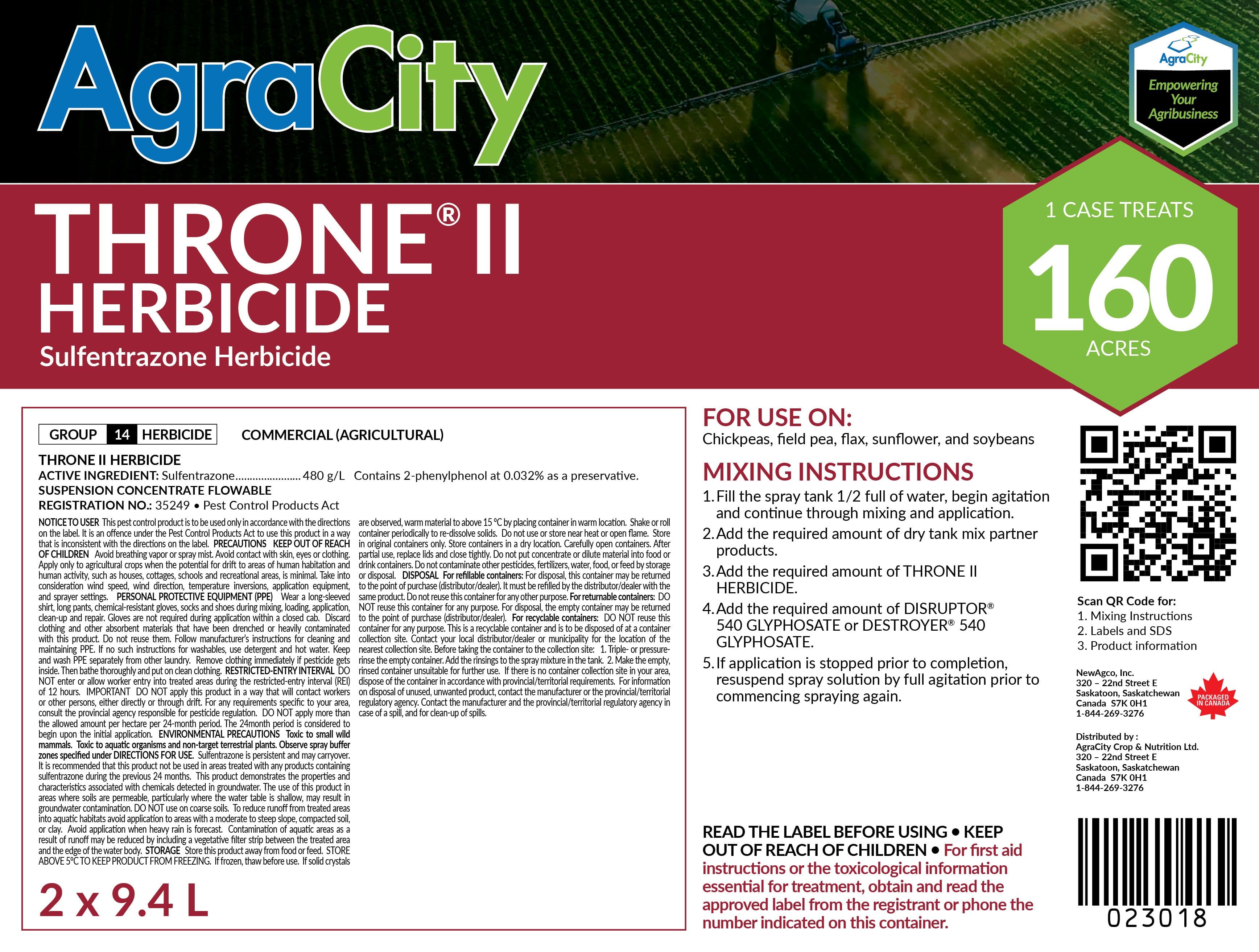 THRONE® II HERBICIDE
